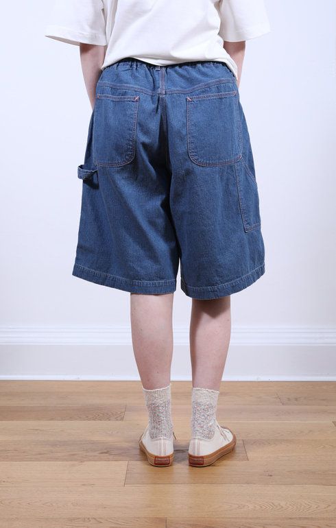 Painters Short Pants Used Denim