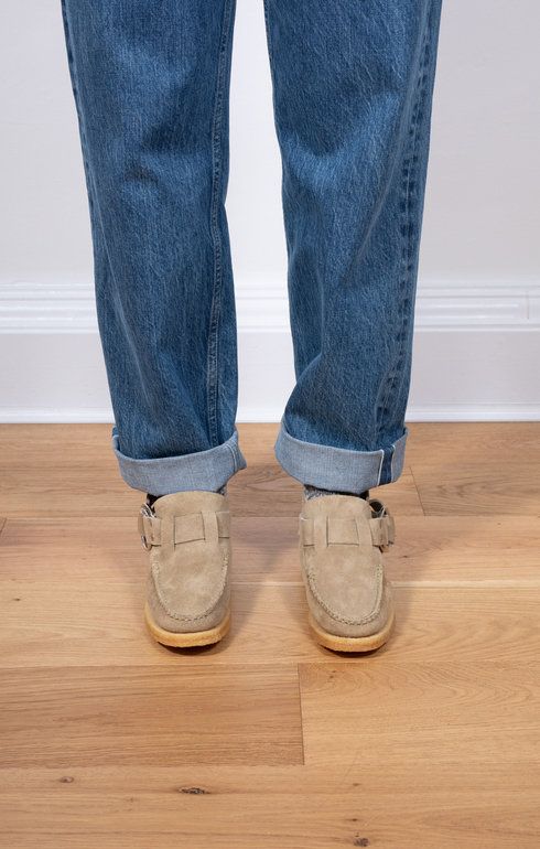 Ring Boots Crepe Sole Khaki
