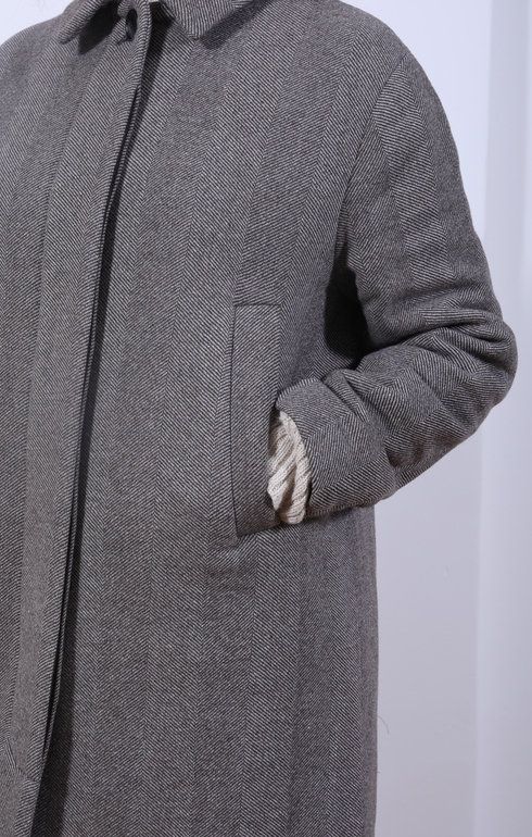Noah Coat Herringbone