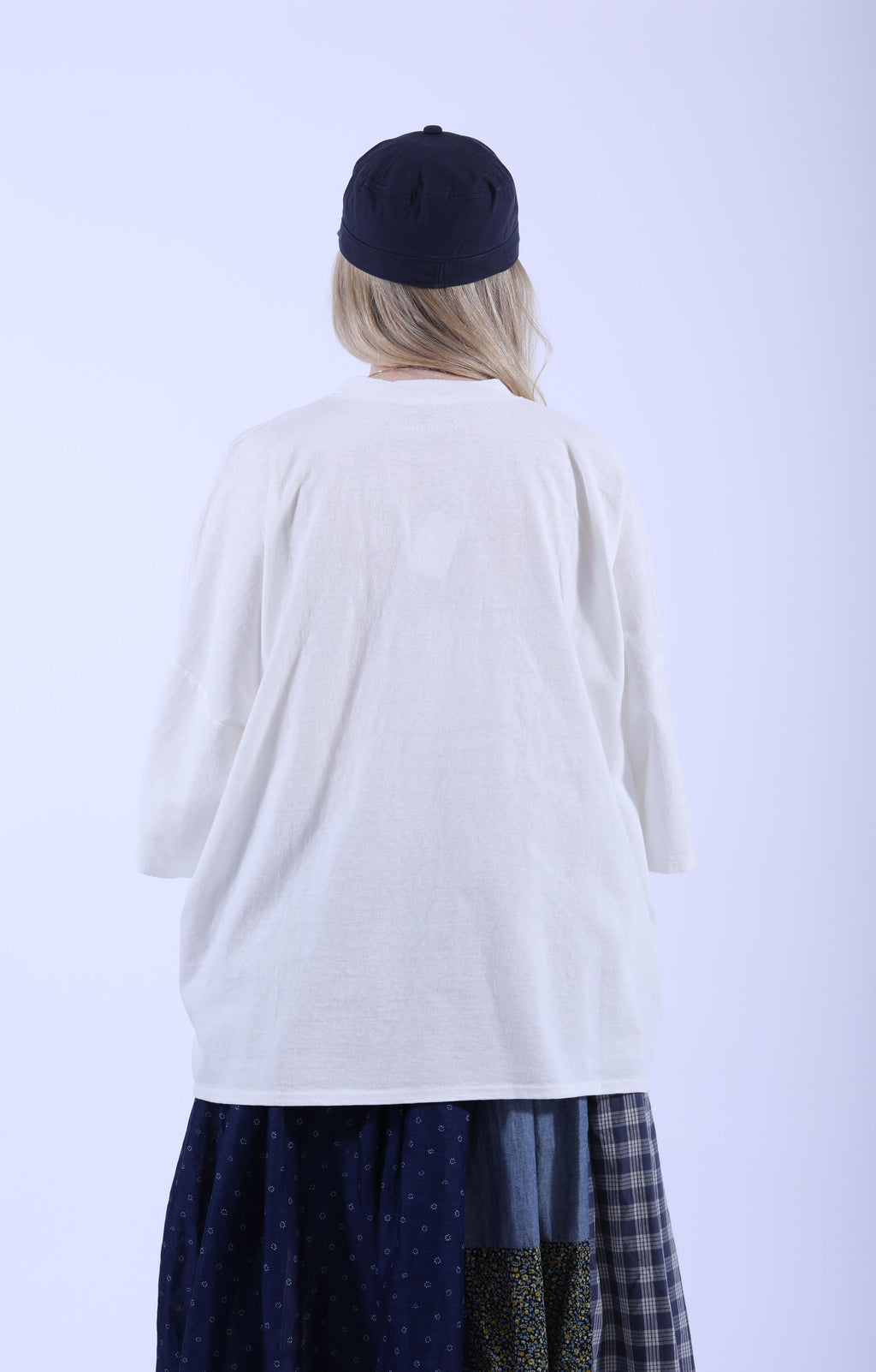 Jersey Huge-T (DENIM REPAIR) White