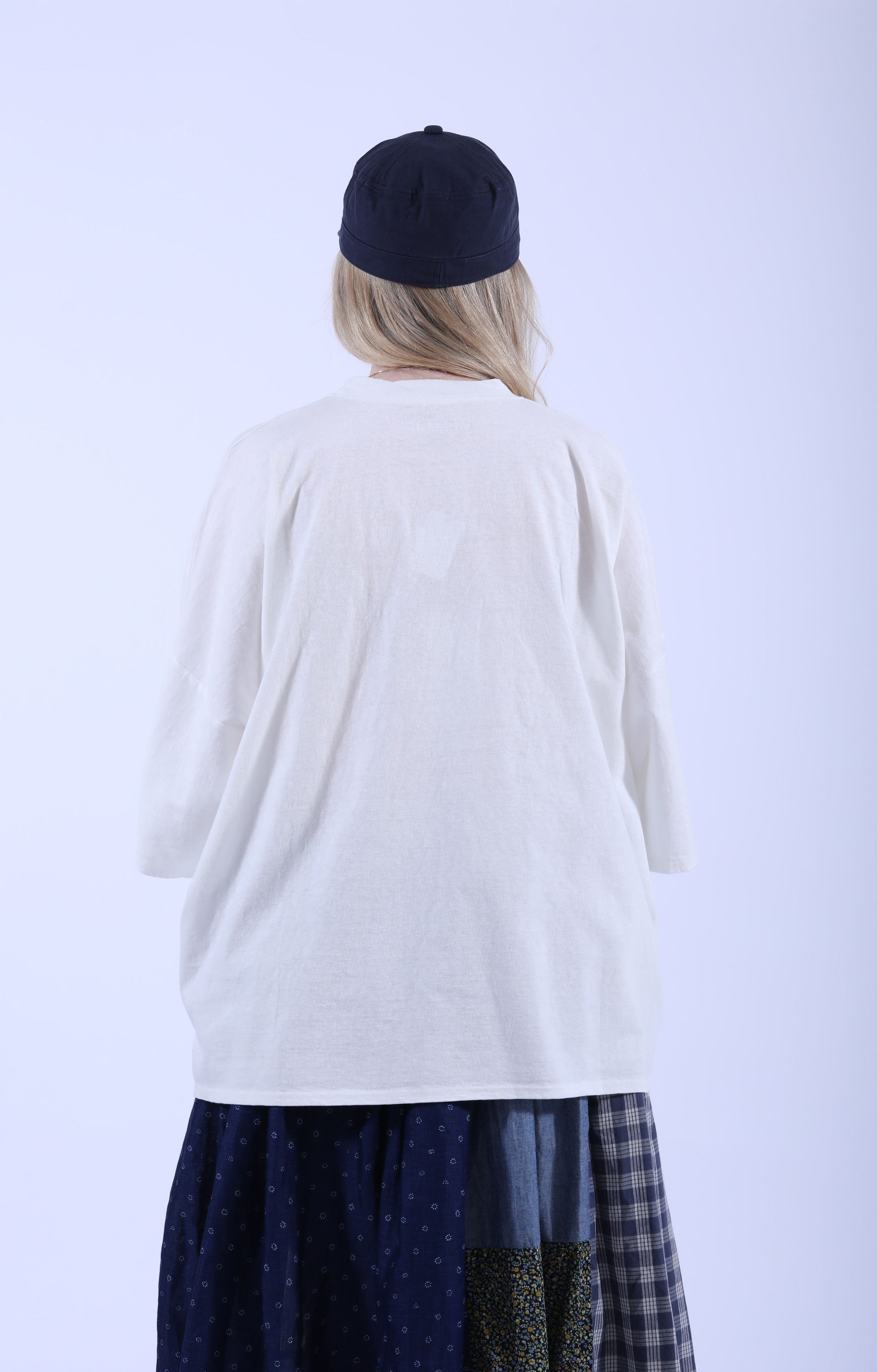 Jersey Huge-T (DENIM REPAIR) White