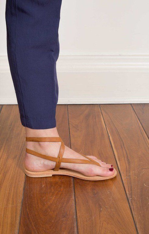 Leather Sandals Tan