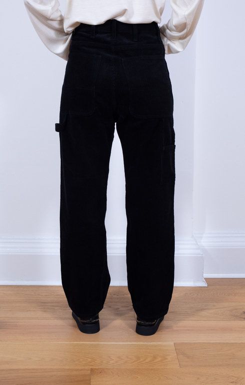 Drop Crotch Painter Pants 8W Cord Black