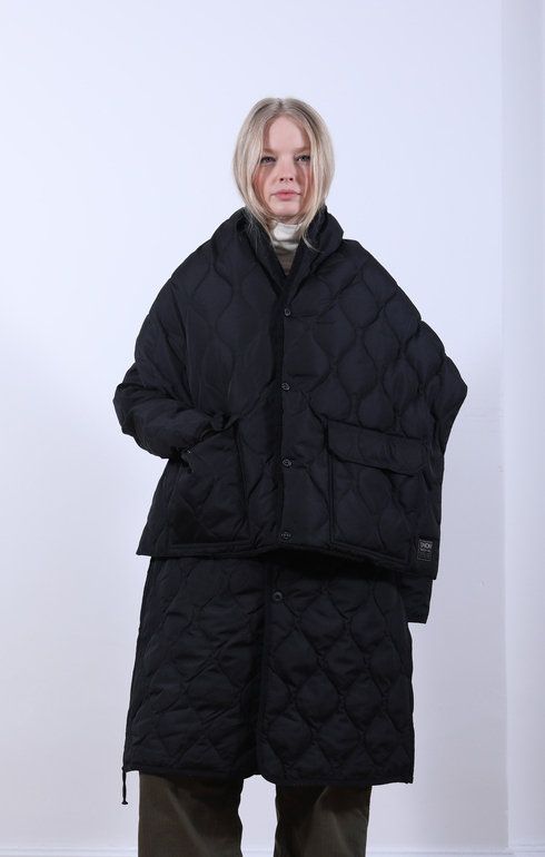 Military Reversible Stole- Black x Black
