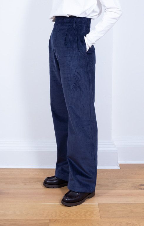 Luitenant Pants Corduroy Navy
