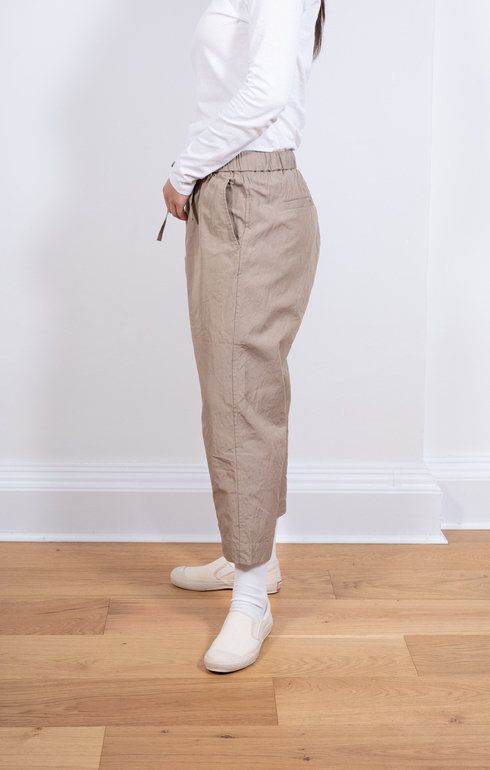 Cropped Easy Field Trousers Camel
