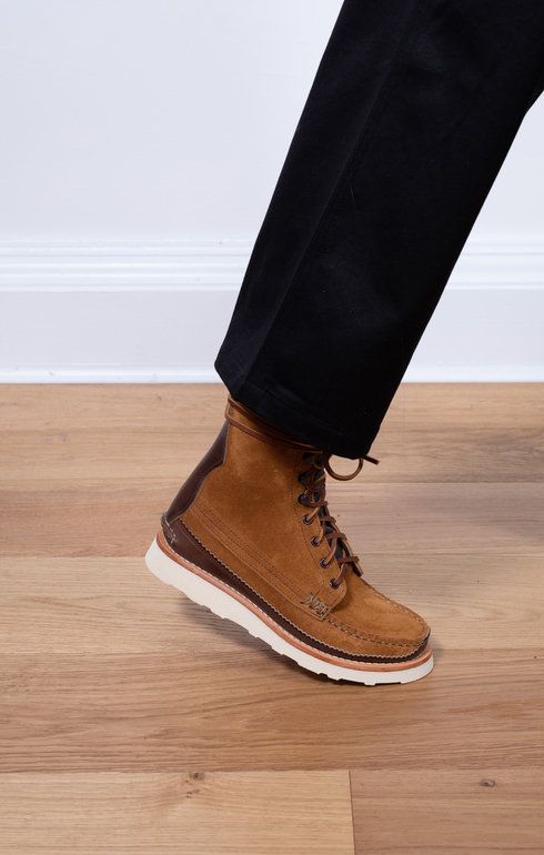Maine Guide DB Boots w/Christy Natural - FO G Brown