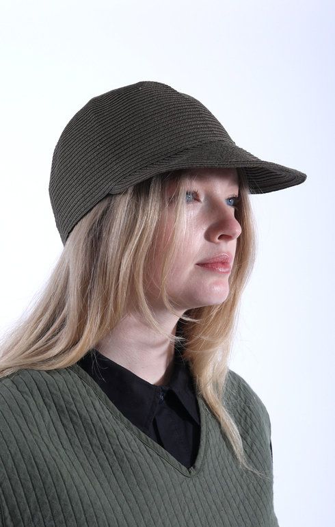 Cotton Braid Cap Olive
