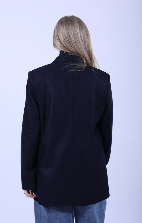 Slouchy Peacoat Navy Blue