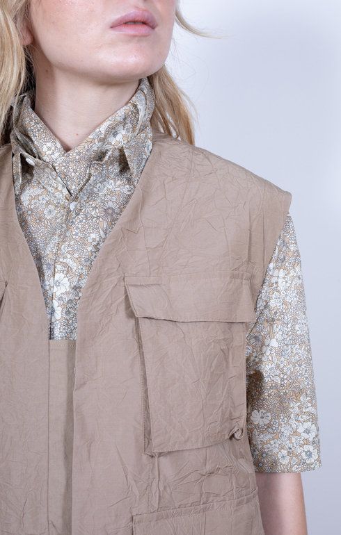 Fisherman Vest Camel