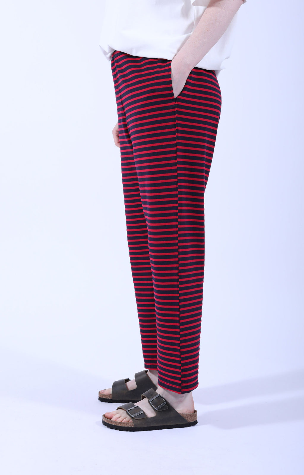 STK Pant Red/Navy Stripe