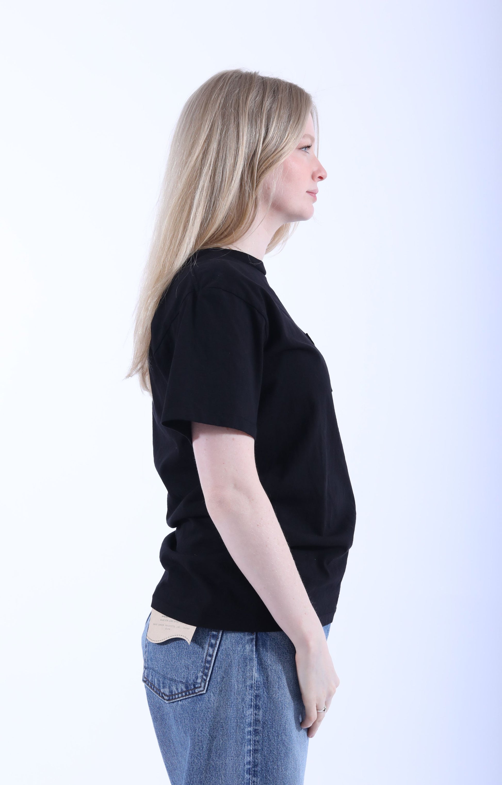 1Pac S/S Tee w/ Pocket Black
