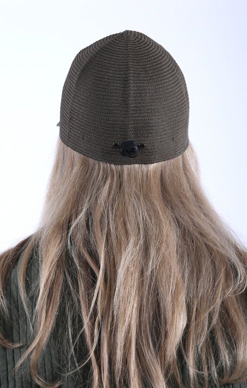 Cotton Braid Cap Olive
