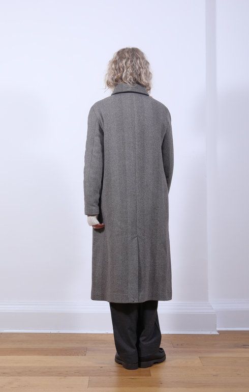 Noah Coat Herringbone