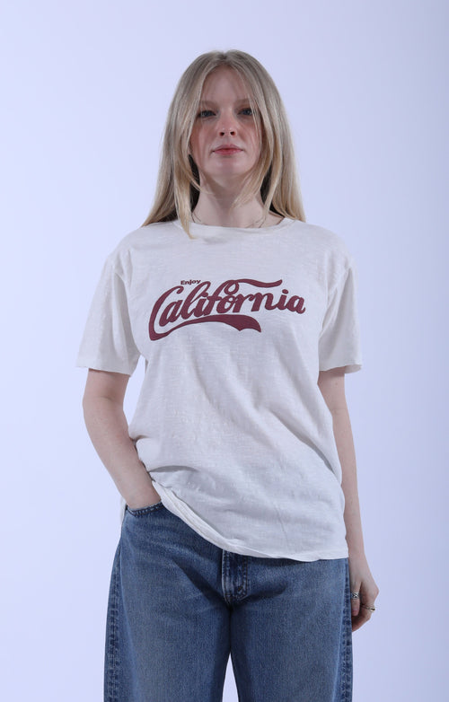 "Enjoy Cal" White