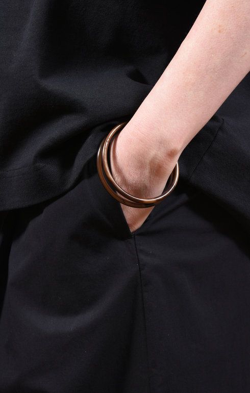 Bracelet Horn New Bended Brown (set of 2)