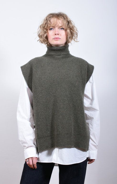 Meri Roll Neck Tabard Borneo