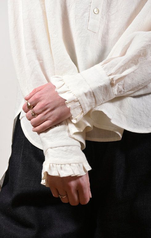 Lydbrook Linen Shirt Ecru