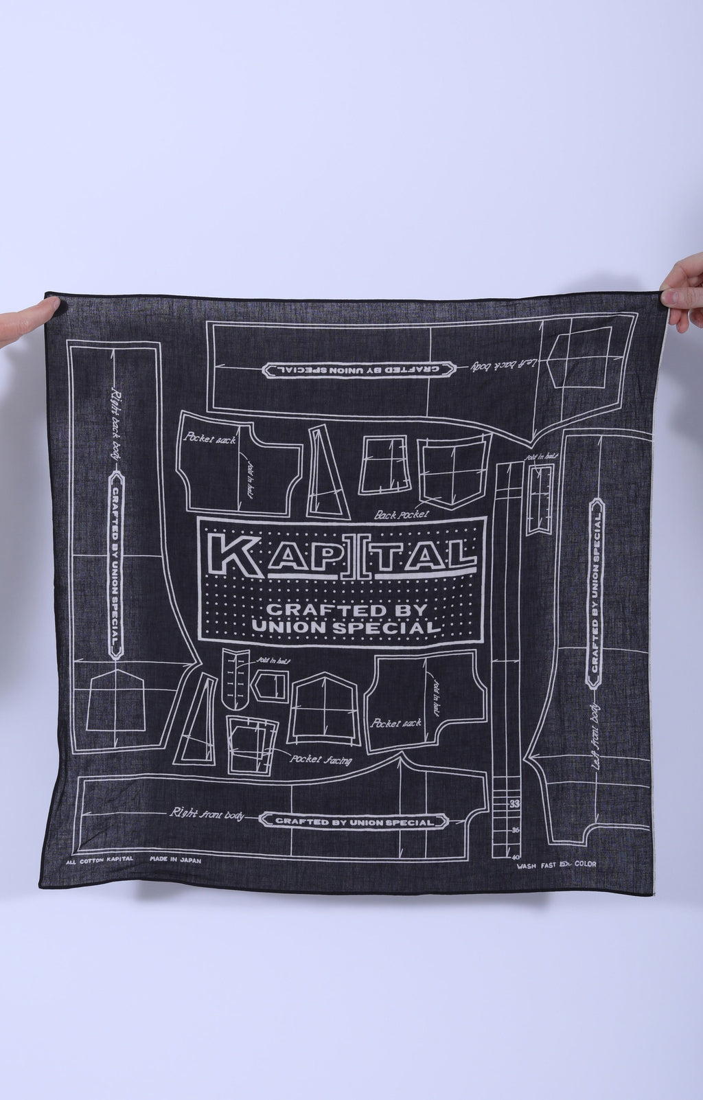 Fastcolor Bandana (BARBIE PATTERN) Black