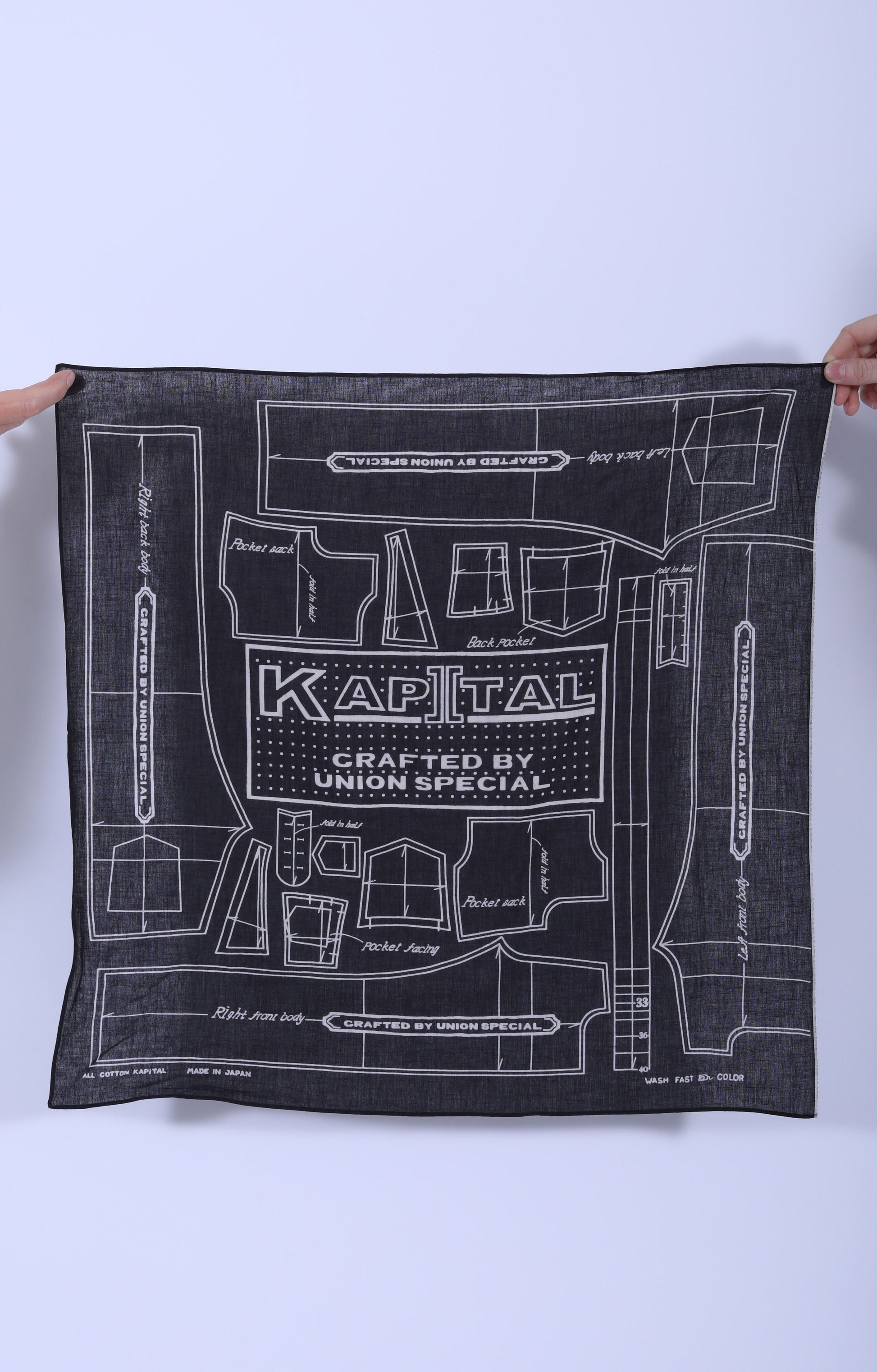 Fastcolor Bandana (BARBIE PATTERN) Black