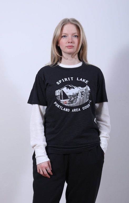 SPIRIT LAKE Tee Black