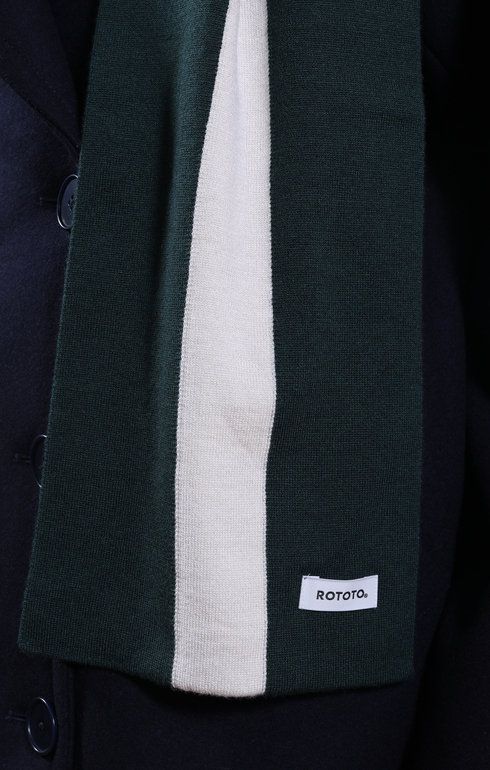 School Boy Muffler Scarf D.Green