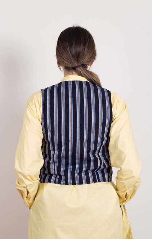 Reversible Vest Black Tropical