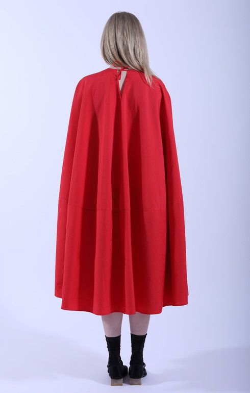Eclipse Sleeveless Circle Dress Crimson