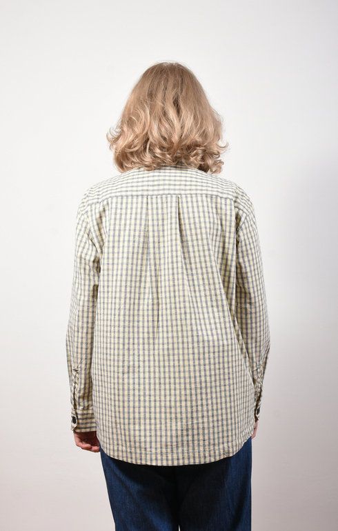 Ashly Shirt Check Mix Navy