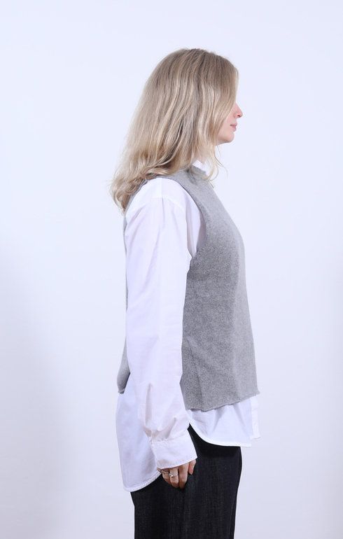 Tabard Vest w/ Pocket Brume