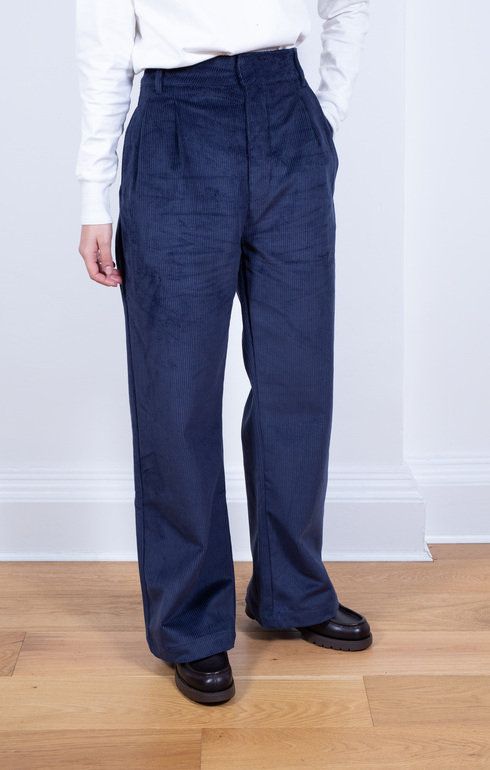 Luitenant Pants Corduroy Navy