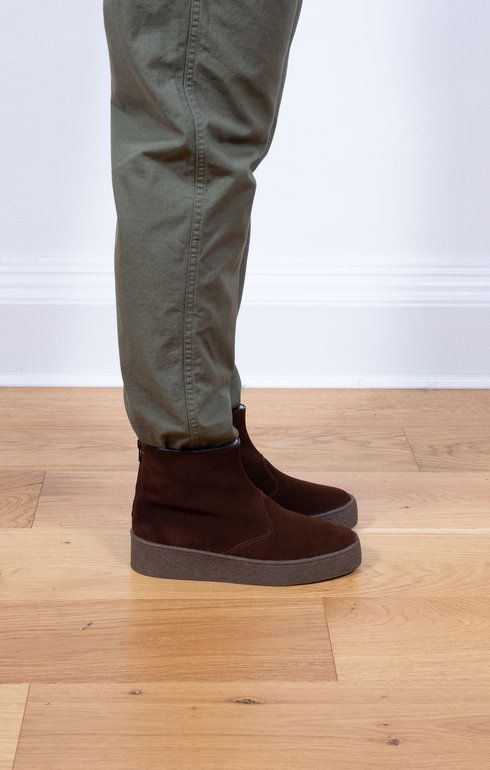 Curling Boot Polo Snuff Suede