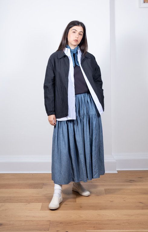 Tiered Maxi Skirt