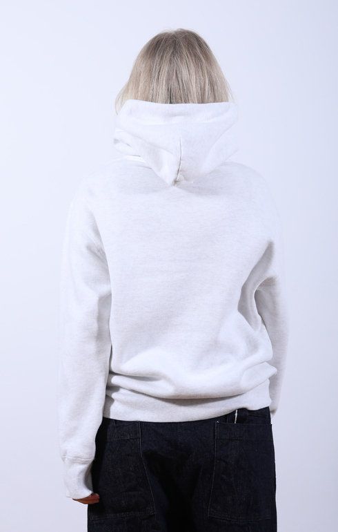 Parka Sweatshirt Heather White