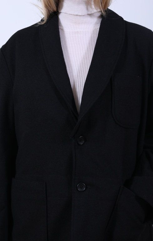 Trans Jacket Flannel Black