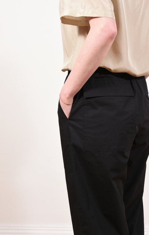 Trousers Gonghi Vion Nero