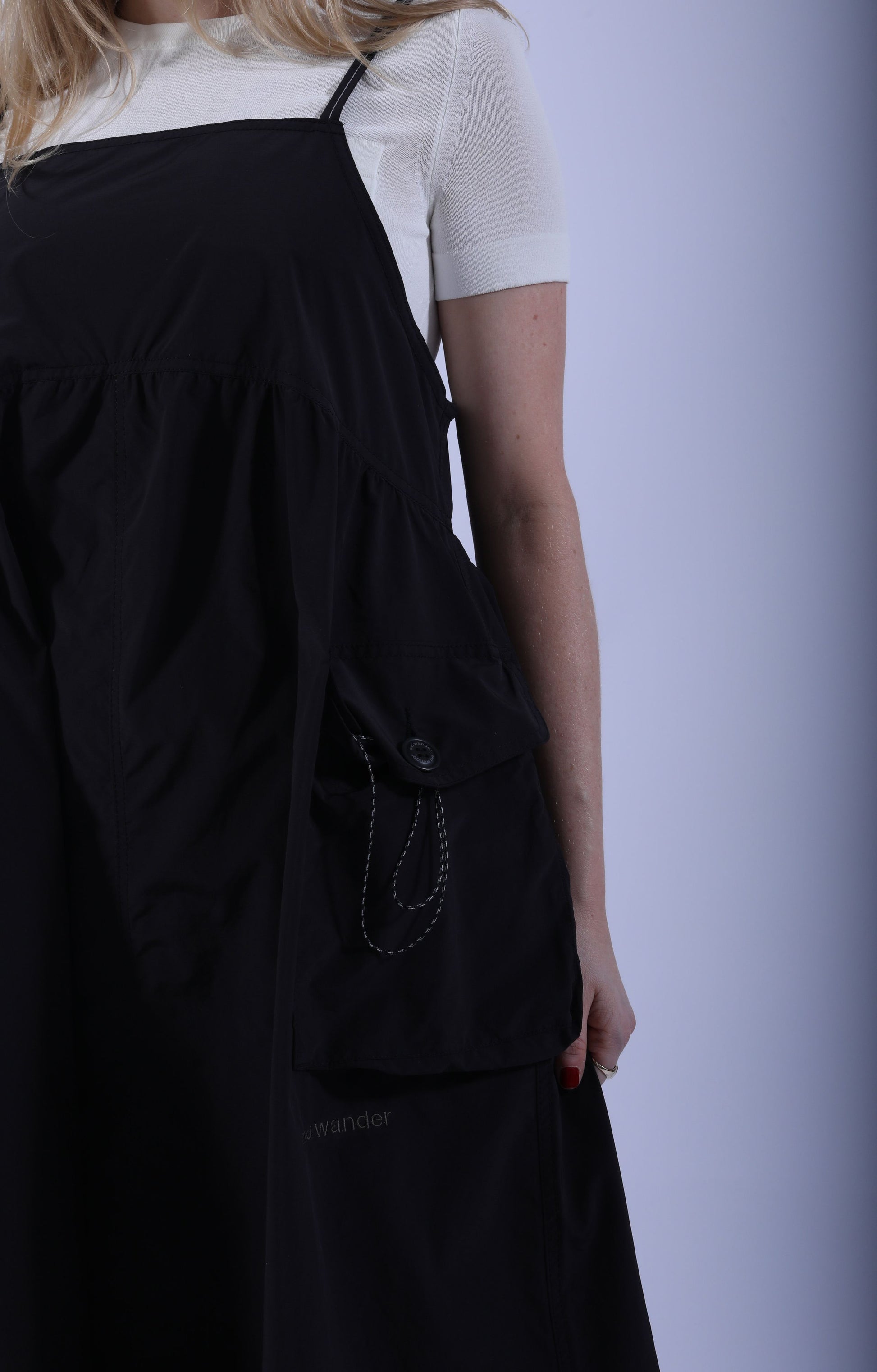 Oversized Cargo Dress Black