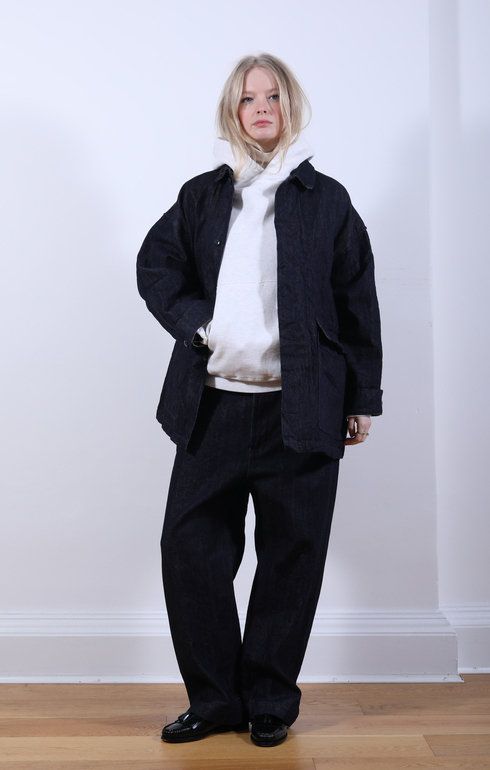 Parka Sweatshirt Heather White
