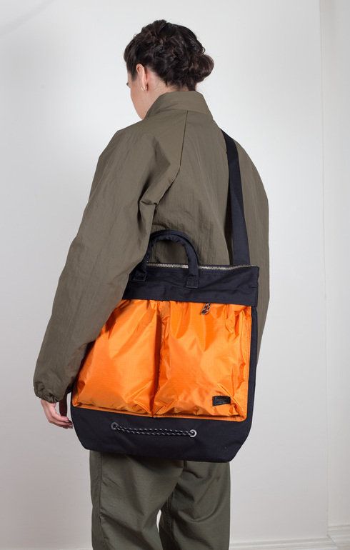 Hype 2Way Helmet Bag Black x Orange