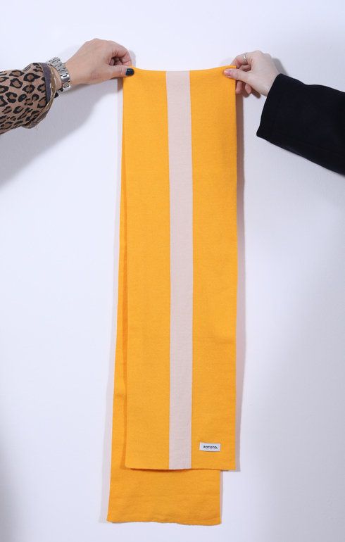 School Boy Muffler Scarf Yellow