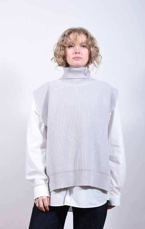Meri Roll Neck Tabard Sasso