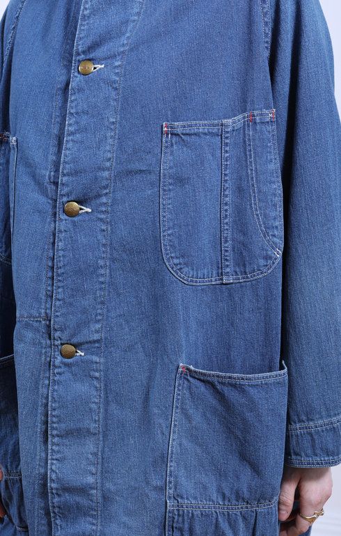 Loose Fit Coverall Used Denim