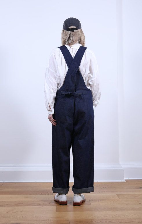 Carpenter Work Denim Overalls Indigo