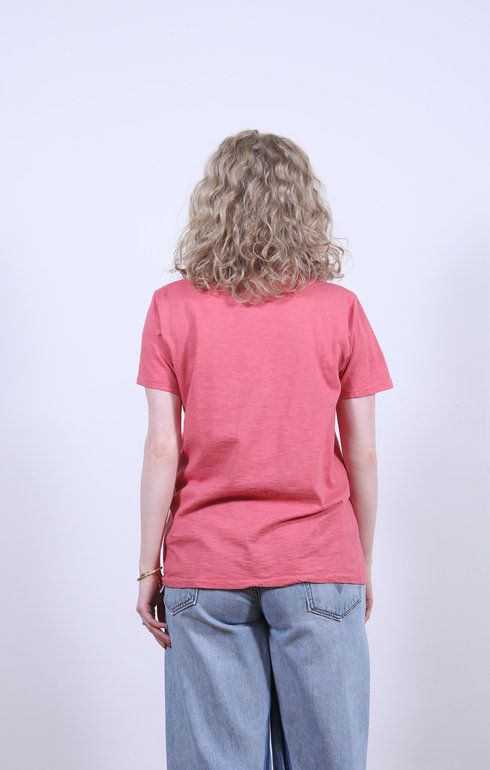 Rolled S/S Regular Tee Radiant Red