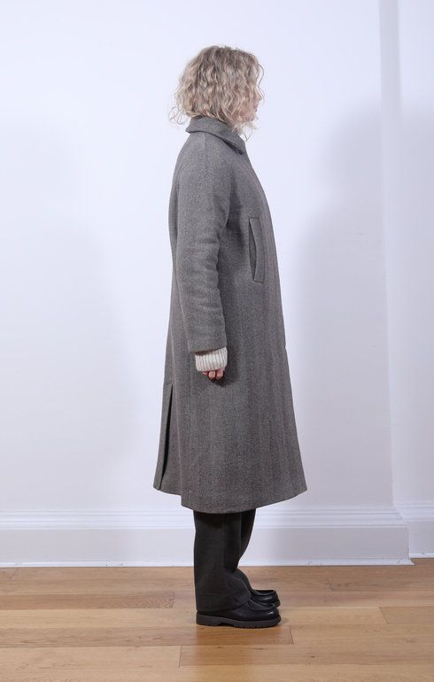 Noah Coat Herringbone