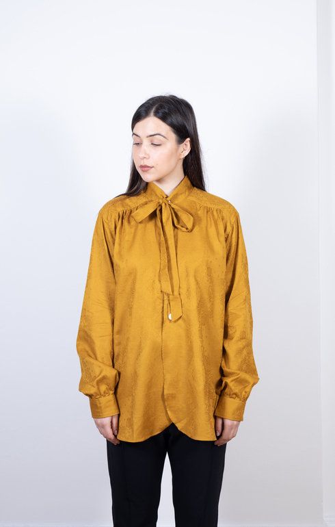 Ascot Collar EDW Shirt - Bandana Jq. Gold