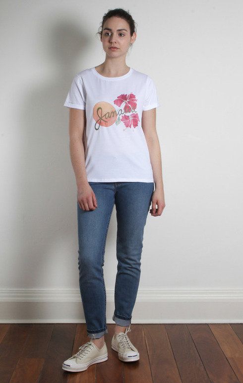 T-Shirt Jamaica F-Blanc
