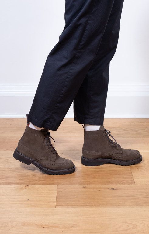 Stephy Brogue Boot Flint