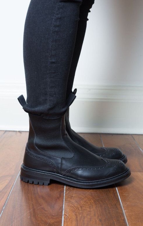 Silvia Boot Black Leather