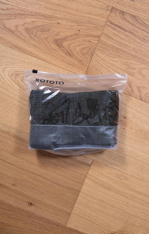 Rototo Sock Stole Scarf - Olive/Charcoal
